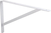 ProSource 21024PHL-PS Heavy-Duty Shelf Bracket, 550 lb/Piece, 12 in L, 8 in H, Steel, White